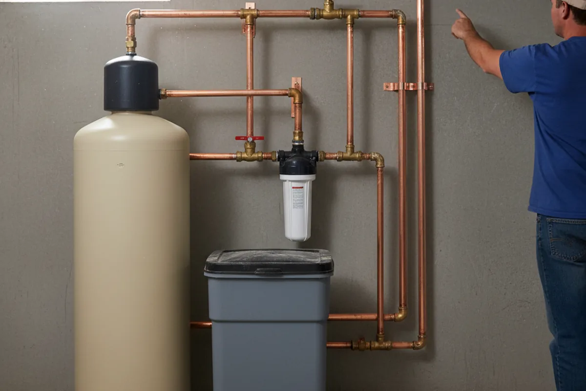 Whole-house water treatment system installed in Godwin